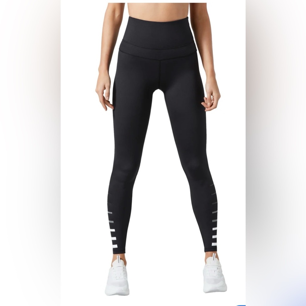 Lilybod Molly Long Full Length Black Yoga Leggings - Size Medium